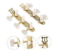 HANABASS 2Pcs Professional Guitar Pegs Geared Tuning Machine Heads for Acoustic Classical Guitar Accessories with Fine Workmanship and Easy Installation
