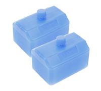 HANABASS 2pcs Reusable Cooler Packs for Lunch Boxes Insulated Ice Packs for Camping and Outdoor Use for Keeping Food and Beverages Chilled during Picnics and Travel