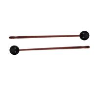 HANABASS 2pcs Rubber Head Mallets with Wooden Handle for Xylophone Glockenspiel and Lotus Drum Ergonomic Grip Percussion Sticks with Soft Rubber Tips for Resonant Sound and Precision