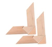 HANABASS 2Pcs Shape Wooden Brain Teaser Puzzle for Shape Jigsaw Puzzles for Cognitive Learning Fun DIY Educational for Developing Math Skills and Spatial Awareness