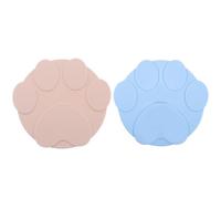 HANABASS 2pcs Silicone Pet Food Can Covers, Dog and Cat Can Lids Set, Airtight Sealing Fresh Keeping Caps for Pet Food Tins, Suitable for Home and Travel