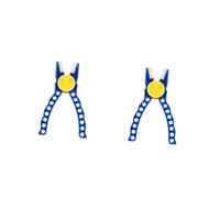 HANABASS 2pcs Slip Small Brick Separator Pliers Multi Functional Remover Tool for Building Blocks Compatible with Various Portable for Adults Family Use