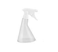 HANABASS 2pcs Small Manual Sprayer Watering Can for Plants and Hairdressing Portable Refillable Hand Pressure Sprayer Leakproof Grey and Transparent