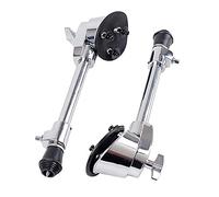 HANABASS 2pcs Stainless Steel Drum Leg Supports for Bass Drums Percussion Instrument Parts Spur Bottom Stand Compatible and Floor Tom Stable Replacement for