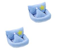 HANABASS 2pcs Sugar Glider Plush Nest for Pets Cozy Sleeping Bed for Hamsters Guinea Pigs and Warm Hideout Soft