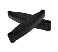 HANABASS 2pcs Trampoline Pedal Safe Trampoline Ladder Step Stair Replacement Parts Stair Step for Durable Part Climbing Pp Black