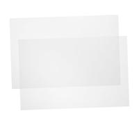 HANABASS 2pcs Transparent Lenticular Lens Illusion Sheet High Clarity Invisibility Shield for Magician Close Up Tricks and Gimmick Props Material for DIY and Performance Use