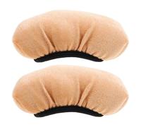 HANABASS 2pcs Velvet Crutch Underarm Pads with Elastic Band for Secure Fit Soft Padded Replacement Cane Cushions Impact Protection Sleeve for Elderly Walking Sticks