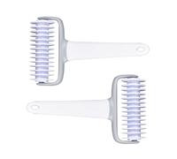 HANABASS 2pcs White Pizza Dough Roller Set Made of Sturdy Pp Material, Waterproof and Easy to Wash, for Making Pastries and Home Life Baking Tasks