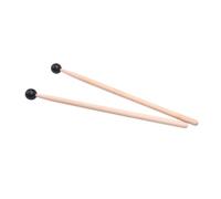 HANABASS 2Pcs Wooden Drumsticks with Head Durable Percussion Mallets for Xylophone and Glockenspiel for Music Enthusiasts