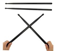 HANABASS 3 Pairs Durable Nylon Drumsticks Set Sticks with Fast Response Crack Resistant Drum Supply for Drum Set Players and Beginners