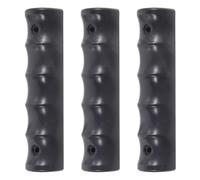 HANABASS 3 Pairs Walker Handle Grip Covers for Elderly with Raised Textures and Double Channel Plastic Construction, Anti-slip Replacement Cushions for Crutch and Walker in Daily Use