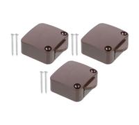HANABASS 3 Pcs Sensitive Trigger Wardrobe Touch Switch with Micro-motion Button and Auto Reset Function, Abs and Copper Material Cabinet Door Activated Switch for Wardrobes and Cabinet