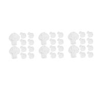 HANABASS 30 pcs Miniature Cloth Chef Hats for Dolls White Mini Top Hats for Dollhouse Decorations and DIY Creative Crafts Accessories