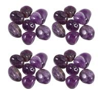 HANABASS 300g Natural 2-3cm Irregular Polished Purple Quartz Tumbled Stones for Healing, Meditation, Garden Decoration, Fish Tank and Vase Fillers