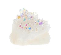 HANABASS 30G Chakra Gemstone Crystal Cluster for Balancing Stones for Yoga Home Decoration Teaching Irregular Raw Crystals for Mindfulness Air Purification