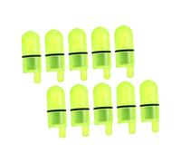 HANABASS 30pcs LED Fishing Rod Bite Alarm Lights Night Float Bell Glow for Outdoor Night Fishing Accessories with Bright Green Heads