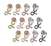 HANABASS 30pcs Stethoscope Brooch Lapel Pin Badge for Nurse Graduation Student Clothing Bag Decor Random Color