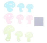 HANABASS 36 Pcs Luminous Mushroom Wall Stickers Glow in Dark Decorative Decals Material Easy Peel Off for Bedroom Party and Home Atmosphere Enhancement