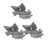 HANABASS 3pcs Angel Visor Clip Set for Cars - Inspirational Christian Car Charm - Driver Safety Visor Accessory - Protective Guardian Ornament for Family, Teens, and Friends