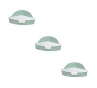 HANABASS 3pcs Bunny Litter Box Removable Pan Portable Toilet for Small Pets for and Guinea Pigs Easy to Clean Helps Develop Toilet Habits