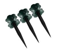 HANABASS 3pcs Garden Water Wheel Hose Guide Spikes Directional Lawn Hose Rollers for Outdoor Plants and Sprinkler Systems Practical Green Hosepipe Protectors