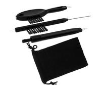HANABASS 3pcs Hearing Aid Cleaning Brush Set Portable Cerumen Clearing Tube Brush Plastic Magnet Material for Hearing Aid Maintenance Suitable for Those Who Need
