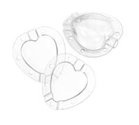 HANABASS 3pcs Heart-Shaped Reusable Garden Molds for Shaping Strawberries and Tomatoes Creative Gardening Vegetable Fruit Forming Tool