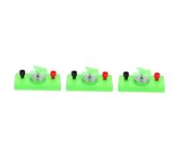 HANABASS 3pcs Mini Dc Electric Motor for DIY Solar Powered Silent Generator for Science Experiment Projects Middle School Physics and Elementary Science Education Model