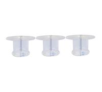 HANABASS 3pcs Parrot Anti-bite Collar for Macaw and Parrots Design Prevents Self-harm Easy to Disassemble
