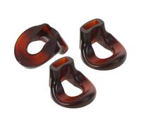 HANABASS 3Pcs Plastic Flute Learning Tool Embouchure Trainer Mouthpiece Adapter for Dizi Bamboo Flute Warm Up Practice Wind Instrument Trainer