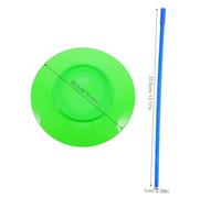 HANABASS 3pcs Plastic Juggling Plates with Sticks for Balance Skills Training Props for Beginners and Performers Smooth Stable Performance Outdoor Juggling Game