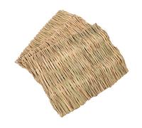 HANABASS 3pcs Rabbit Grass Mat Woven Bedding Mat 40x28cm Large Portable for Indoor Bunny Nest Pet Bedding