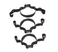 HANABASS 3pcs Replacement Straps for High Chair Child Chair Straps Black Polyester Adjustable Length Sturdy Safety Harness for Toddlers and Kids at Restaurant Or Home