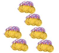HANABASS 3sets Plastic Medals for Award Medals with Lanyard for Sports Day Parties and Competitions Durable Design for Celebrating Achievements 6pcs*3