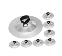 HANABASS 4 Pair Mini Finger Cymbals for Belly Dancing Lightweight Portable Finger Zills Musical Instruments for Dance Performances Party Entertainment and Practice Sessions
