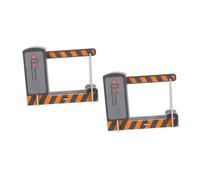 HANABASS 4 pcs Train Railway Crossing Model Construction Educational Physics Stem Building Tools for Creative Play and Spatial Learning