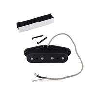 HANABASS 4 Strings Electric Bass Guitar Single Coil Pickup Bridge Plate for Strings Bass and Cigar Box Guitar Replacement Parts with Copper Wire for Easy Installation and Conductivity