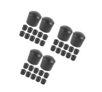 HANABASS 48 pcs Foosball Table Rod End Caps Iron Safety Protectors for Mini Soccer Game Accessories Easy Install Complete for Table Football Game
