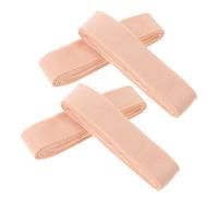 HANABASS 4Pcs Ballet Pointe Shoe Ribbons Canvas Wrap Wide Ballet Dance Ribbon for Stage Performance