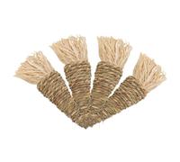 HANABASS 4pcs Carrot Toys for Guinea Pigs Rabbit Hamster Chinchilla Enrichment Chew Toy Biting Plaything Dental Care Multi-function Happy Chewing
