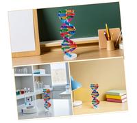 HANABASS 4pcs Double Helix Model Kit Accurate Dna Structure Educational with Display Stand for Students DIY Molecular Genetics Learning Tool Science Teaching Aid