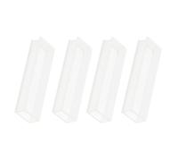 HANABASS 4pcs Glass Cuvette for Spectral Analysis and Labs 5mm Pathlength Optical Glass Cuvette Accurate Reading for Laboratory Use