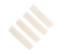 HANABASS 4Pcs Guitar String Nuts Durable Bone Saddle Replacement for Enhanced Sound Quality Fits Guitars Lightweight Wear Resistant for Luthiers Musicians