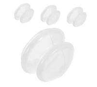 HANABASS 4pcs High Transparency Silicone Cupping Therapy for Face Massage Gentle Vacuum Suction Cups for Muscle Relaxation and Skincare Reusable Facial Cupping Instrument