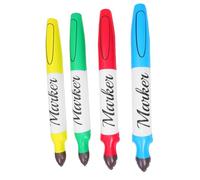 HANABASS 4pcs Large Inflatable Markers for PVC Blow-up Paint Brush Set Vibrant Giant Crayons for Back to School Party Favors Photo Props and Creative Classroom Decorations