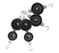 HANABASS 4pcs Mechanic Lifting Pulley for Physics Teaching Single Double Pulley Classroom Experiment Kit Student Friendly Mechanics Equipment with Complete Combinations for School Physics