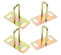 HANABASS 4Pcs Motorcycle and Electric Scooter Seat Lock Hook Foot Pedal Style Universal Fit Saddle Seat Lock for Secure Parking