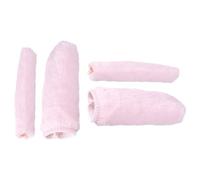 HANABASS 4pcs Mountain Bike Warm Handle Gloves Plush Bike Handlebar Grips Comfortable Winter Riding Easy to Install for Friends