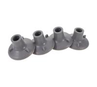 HANABASS 4Pcs Non-Slip Rubber Replacement Feet for Shower Chair 24Mm Id Suction Cup Caps for Bath Seat, Shower Stool, and Transfer Bench Legs, Bathroom Safety Accessories